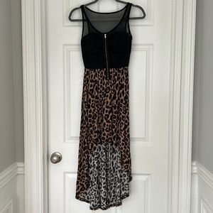 COPY - High-Low Cheetah Print Dress